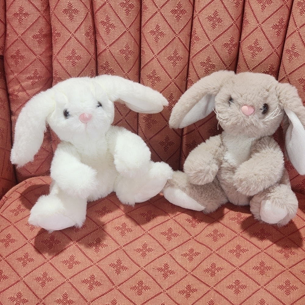 Bearington Collection Lil' Boomer & Lil' Whiskers Bunny lot of 2